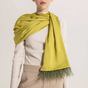 ERIDA Scarf - Olive - Even-Online