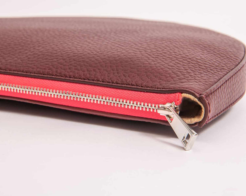 LEYZA Burgunderrote Clutch