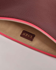LEYZA Cartera de mano burdeos