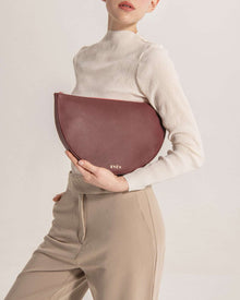 LEYZA Cartera de mano burdeos