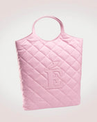 anne shopper tote in pink lambskin leather by even online 