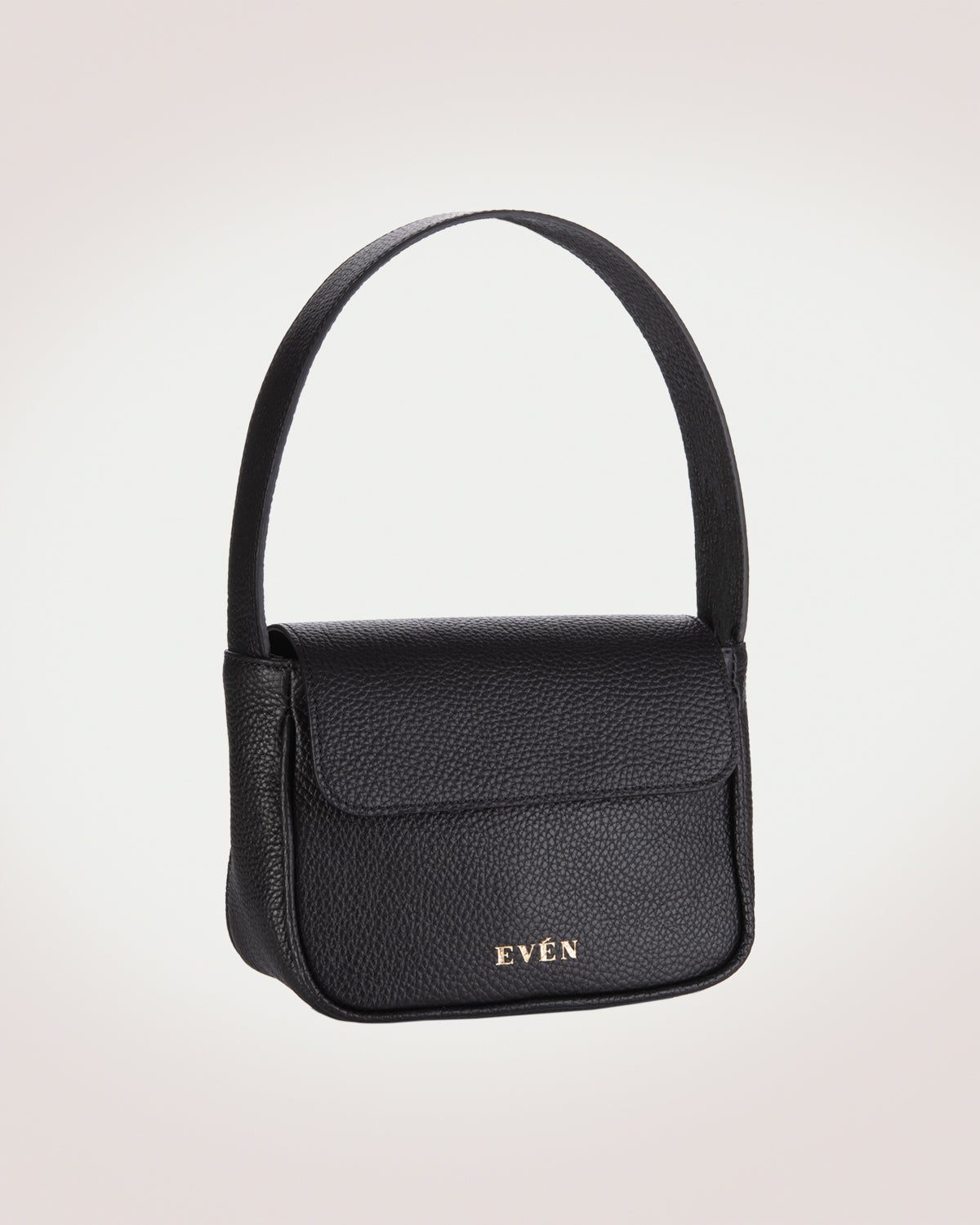 Luisa black mini calfskin leather handbag.