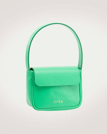 Luisa mini bag in green leather by Even brand.