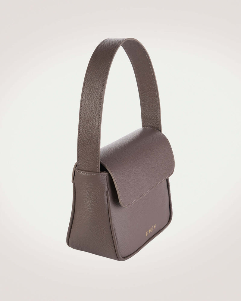 Luisa mini bag in brown leather by even online.