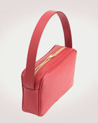 Rhea messenger in red leather by even online.