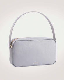 Rhea calfskin leather bag in grey crafted by even-online..
