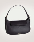 ULLA Baguette Bag in black by even-online, featuring structured design and gold hardware for modern sophistication.