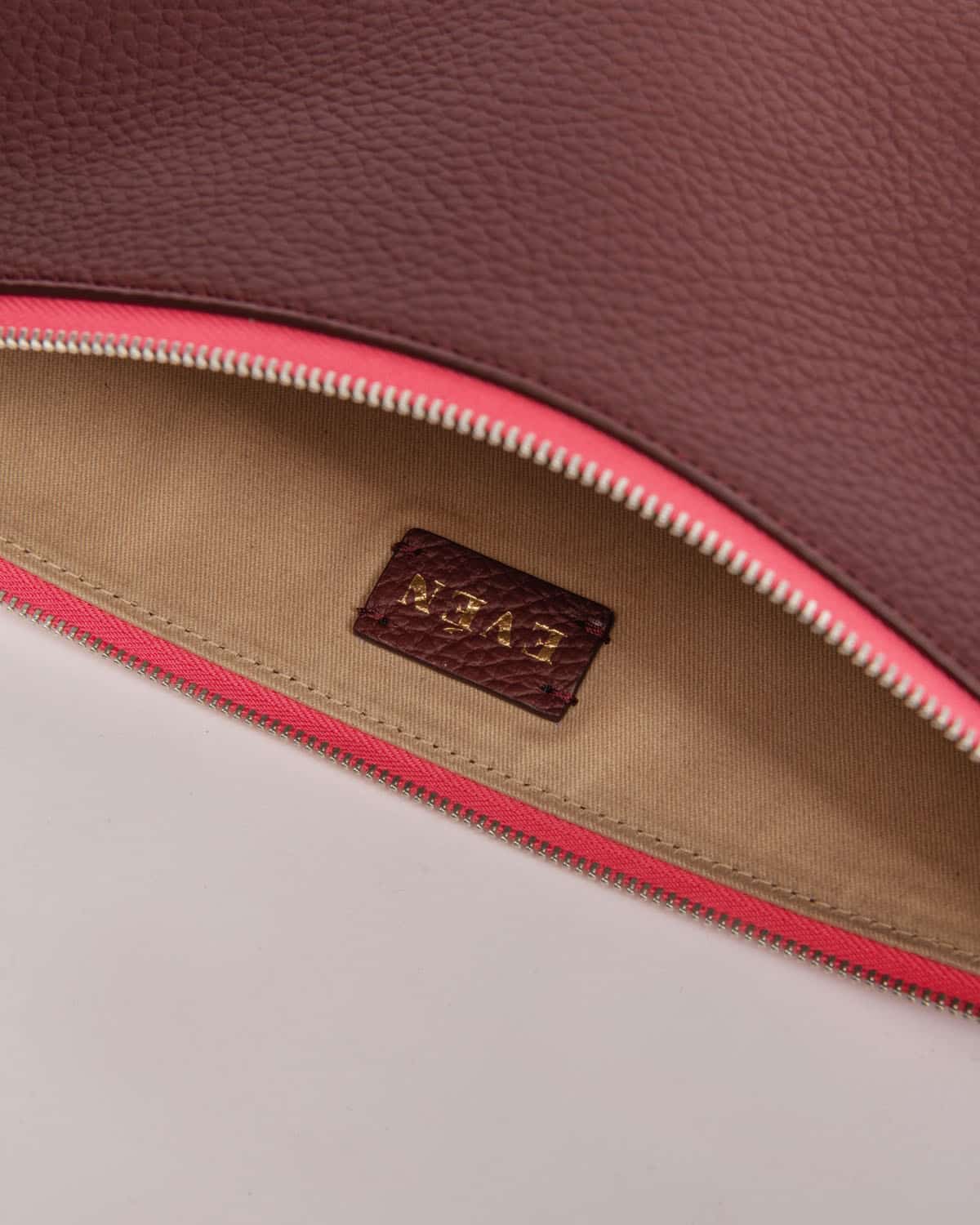 LEYZA Burgundy Clutch - Even-Online