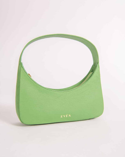 even-online-zoe-mini-baguette-light-green-calfskin-leather