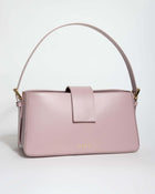 BELONA Hobo Bag in blush premium calfskin, stylish and functional with adjustable strap, perfect for any occasion.