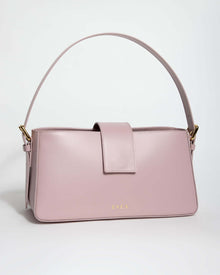 BELONA Hobo Bag in blush premium calfskin, stylish and functional with adjustable strap, perfect for any occasion.